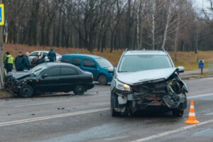 There was a collision of cars on the highway. Serious accident.